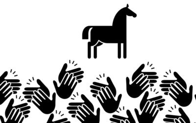 Applaus für ein Pferd am 7. August